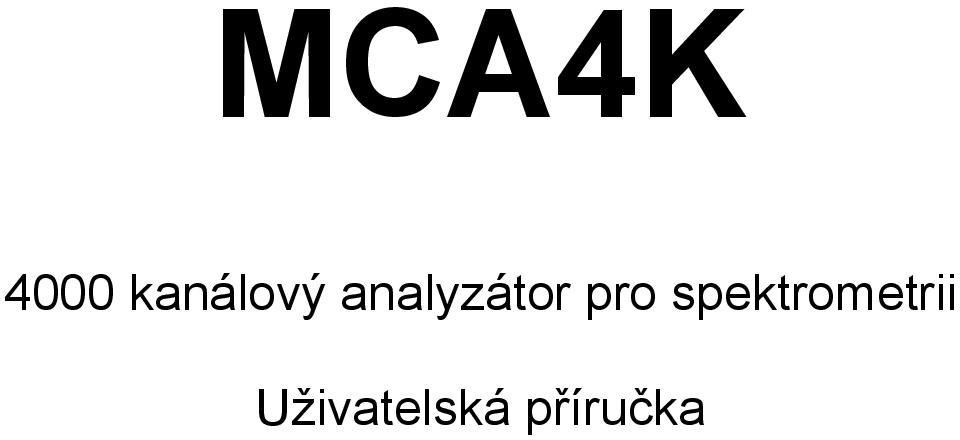 analyzátor pro
