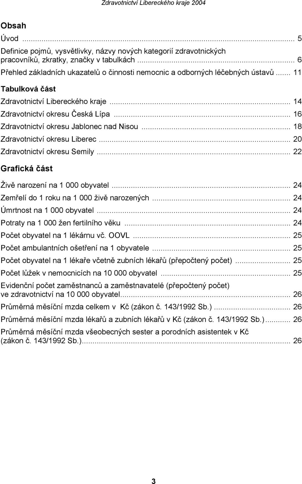 .. 16 Zdravotnictví okresu Jablonec nad Nisou... 18 Zdravotnictví okresu Liberec... 20 Zdravotnictví okresu Semily... 22 Grafická část Živě narození na 1 000 obyvatel.