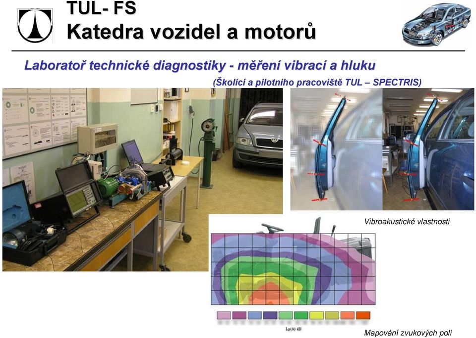 pilotního pracoviště TUL SPECTRIS)