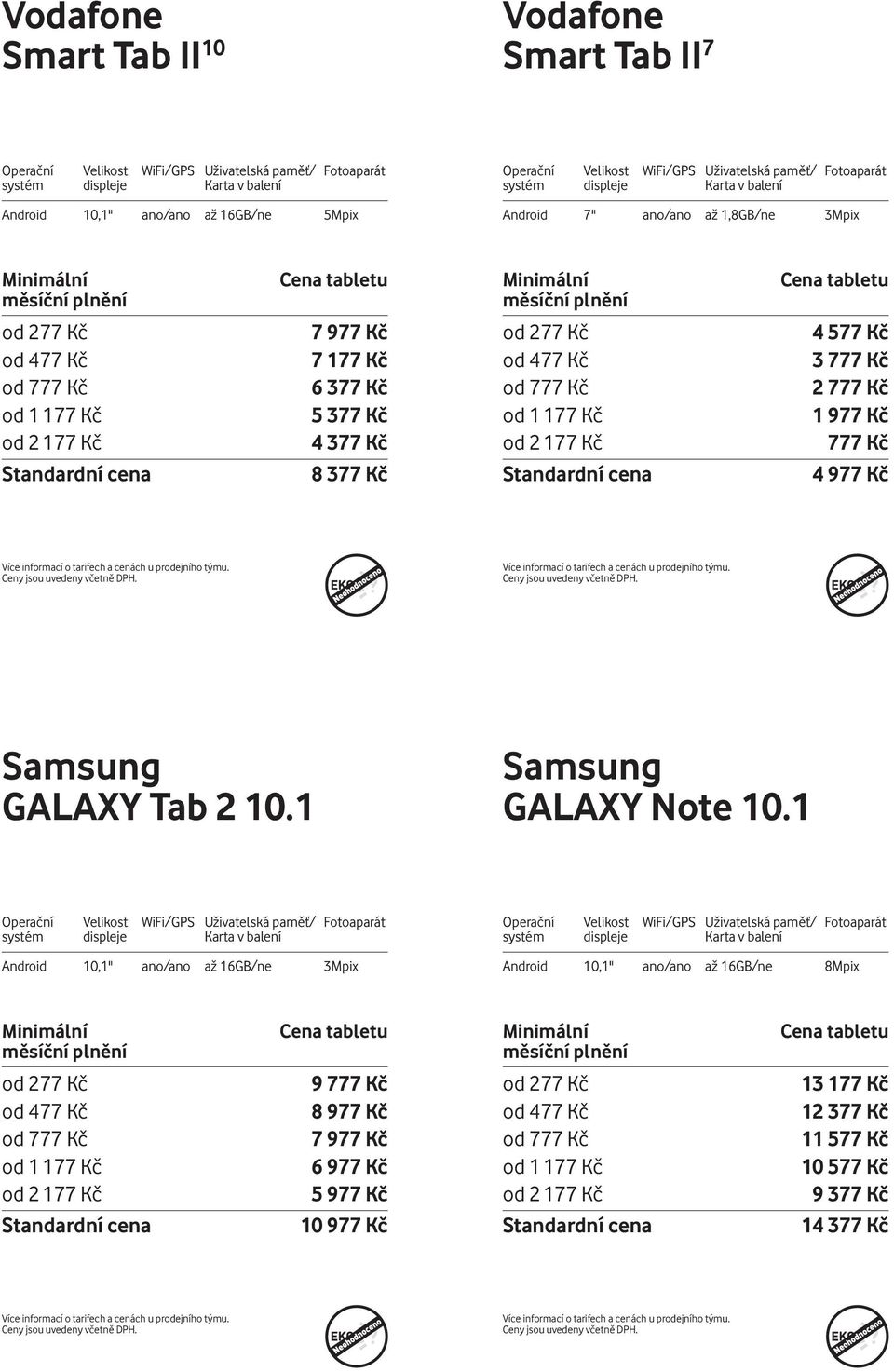 GALAXY Tab 2 10.1 GALAXY Note 10.