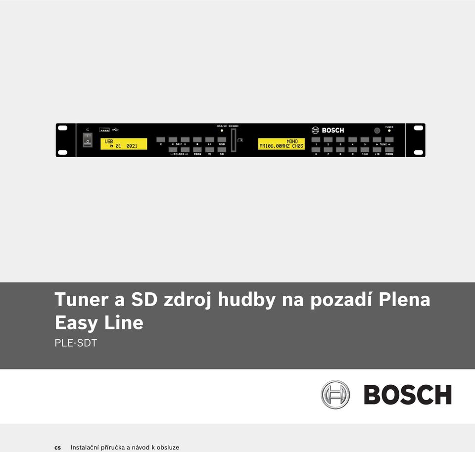PLE-SDT cs Instalační