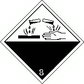 strana 5/5 Správný technický název: PHOSPHORIC ACID, LIQUID, mixture Letecká přeprava ICAO-TI a IATA-DGR: (pokračování od strany 4) ICAO/IATA-třída: 8 SN/ID-číslo: 1805 Label 8 Správný technický