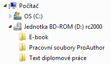 11 PŘÍLOHY 11 PŘÍLOHY Přiložený DVD-ROM obsahuje text diplomové práce, výukový elektronický materiál a pracovní soubory ProAuthoru.