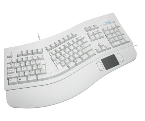 Vstupní zařízení Počítačová klávesnice Počítačová klávesnice je klávesnice odvozená od klávesnice psacího stroje či dálnopisu. Je určena ke vkládání znaků a ovládání počítače.