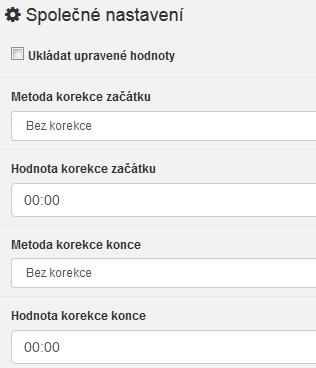 Web Visitor Nastavení přerušení: - přerušení se započítává do pracovní doby (přičítá, nebo odečítá) u přerušení nevzniká záporné saldo např. dovolená automaticky vyplní 100% denního fondu např.