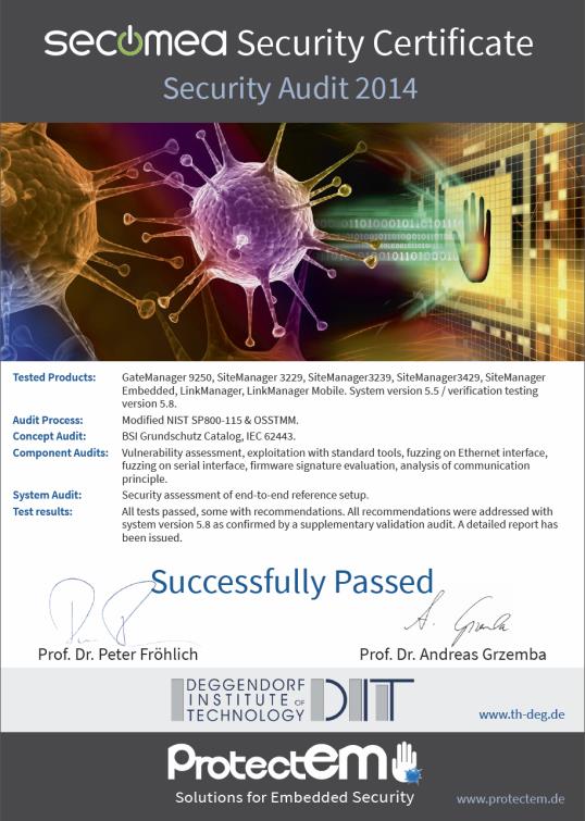 Bezpečnost je na prvním místě Bezpečnostní certifikáty ISA/IEC 62443 (Formerly ISA 99) NIST (National Institute of Standards and Technology) BSI (German federal office for information security)