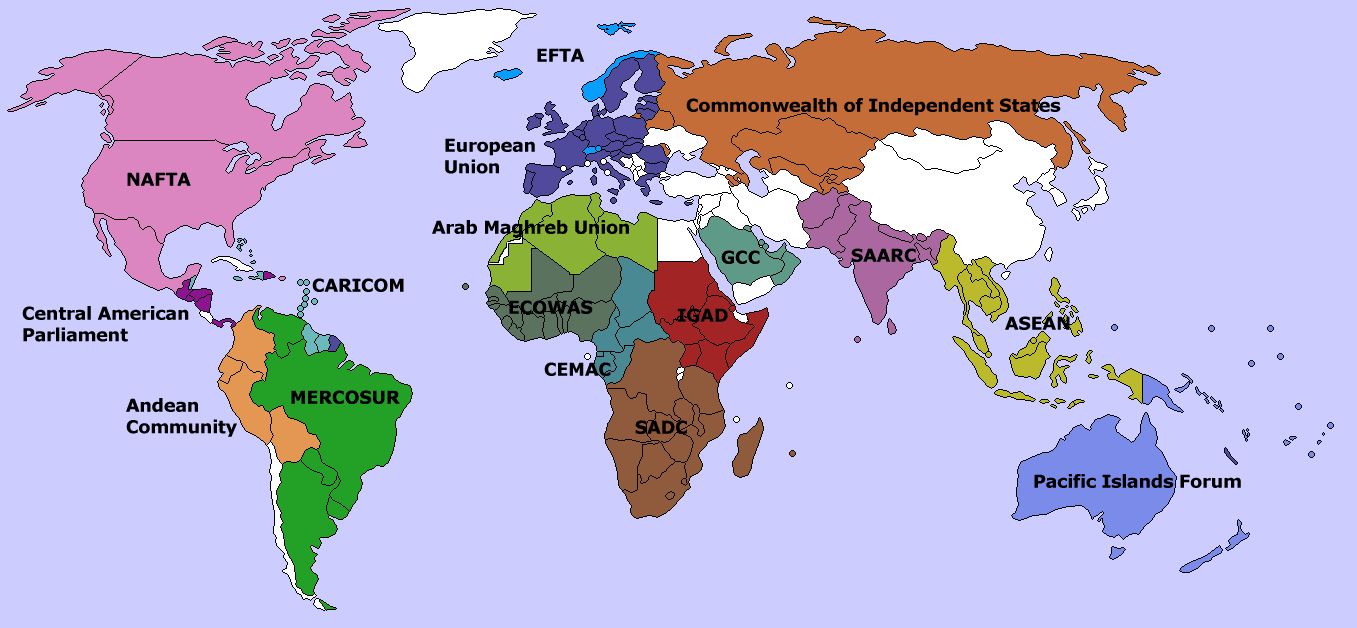 Mapa světa: