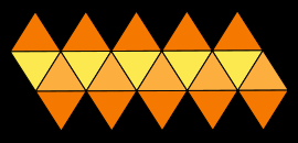 V jednom vrcholu se může sejít nejvýše 5 rovnostranných trojúhelníků, jinak by už nevytvořily prostorové těleso, nejvýše 3 čtverce i pětiúhelníky.