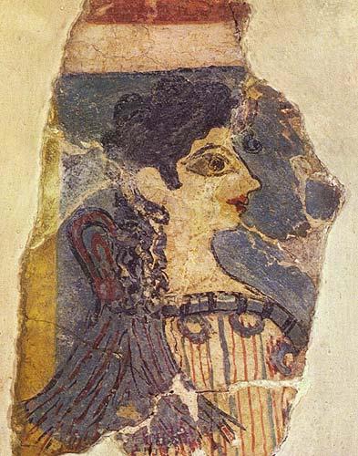 Fresky Pompejská freska podle nezachovalého obrazu řeckého