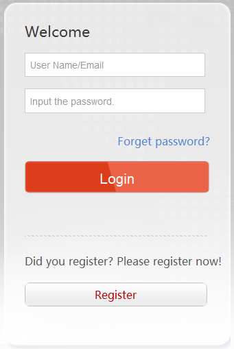 Figure 11. 10 Registrace účtu 2) Klikněte na tlačítko a zaregistrujte si účet, pokud žádný nemáte.