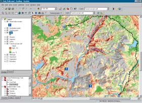 ArcGIS Spatial Analyst ArcGIS Spatial Analyst nabízí širokou škálu nástrojů pro prostorové modelování a analýzu, které umožňuje vytvářet, zobrazovat,