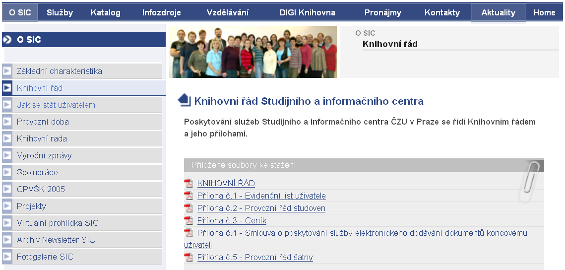 Knihovna SIC Jak se zaregistrovat v knihovně?