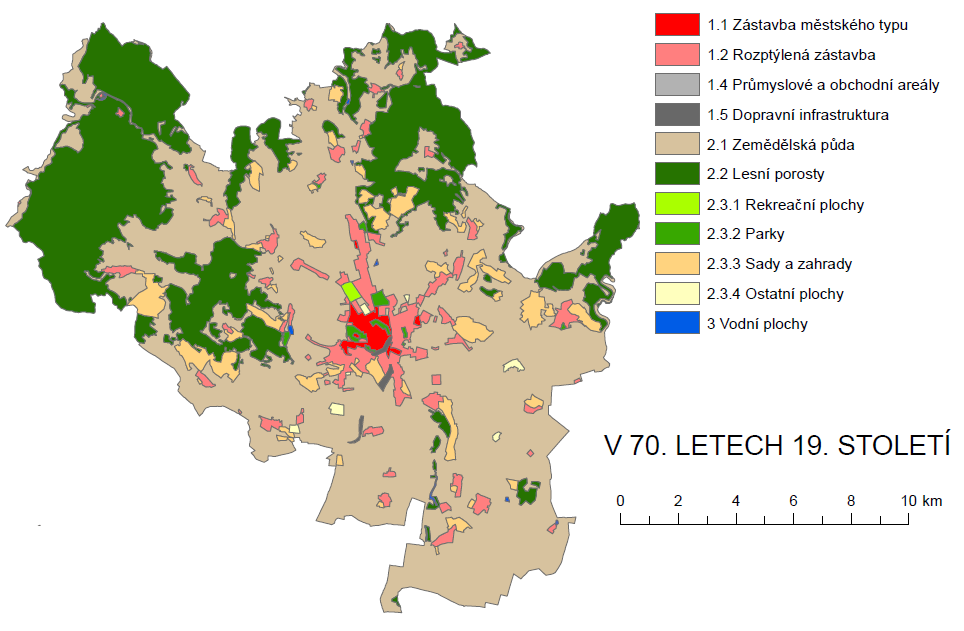 Výhled adaptační strategie Analogové scénáře Charakter zástavby na území