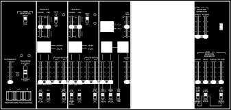 ARP ODYSSEY Čelní panel (sekce AUDIO MIXER, VCF, HPF, VCA) a.