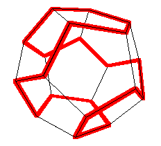 Hamiltonův cyklus The Icosian Game (icosian =