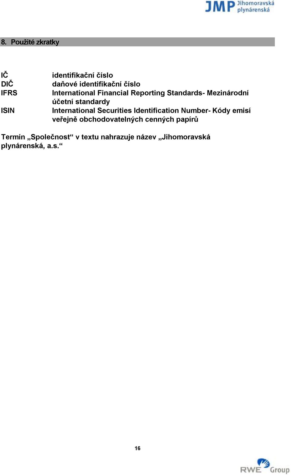 International Securities Identification Number- Kódy emisí veřejně