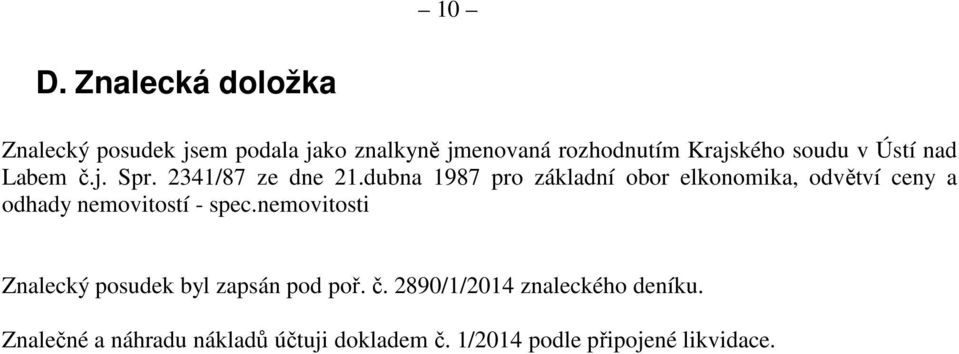 dubna 1987 pro základní obor elkonomika, odvětví ceny a odhady nemovitostí - spec.