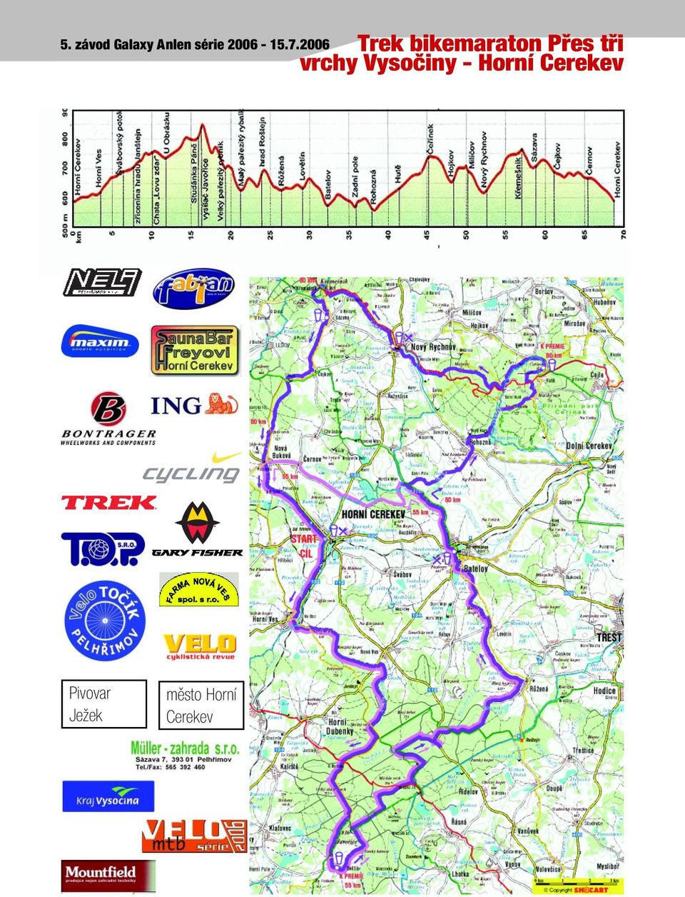 2006 Trek bikemaraton Přes tři