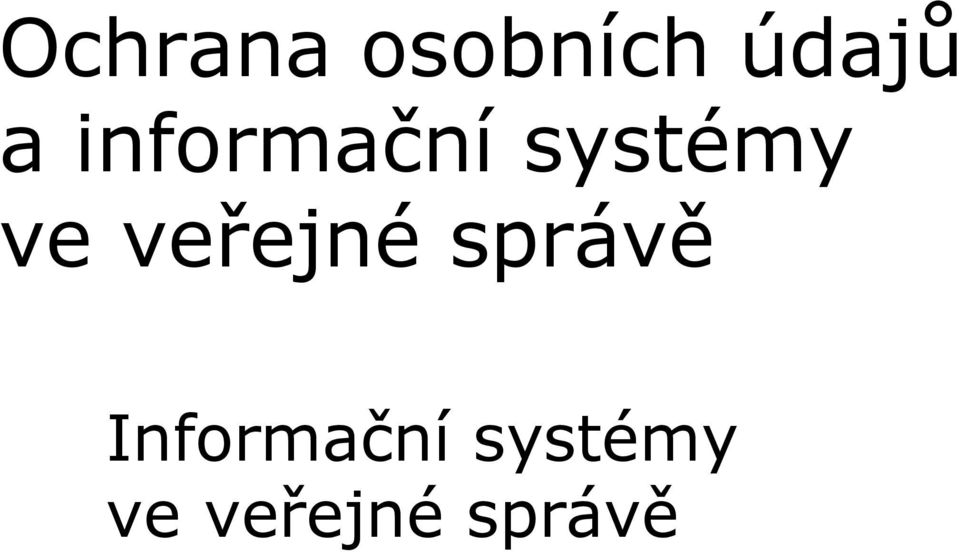 veřejné správě