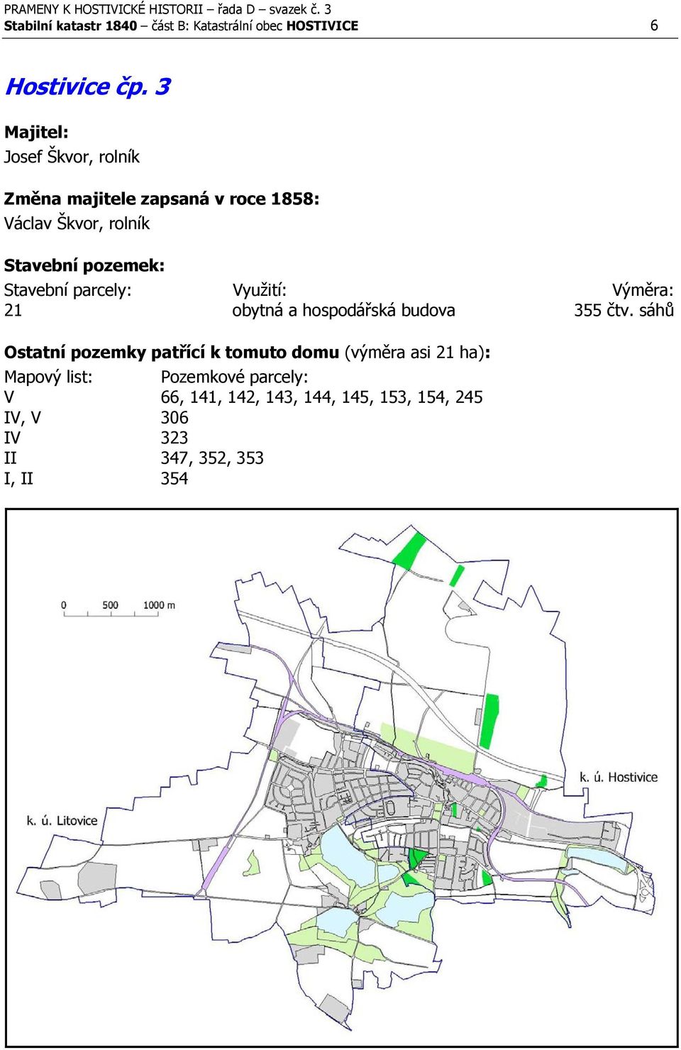 obytná a hospodářská budova 355 čtv.