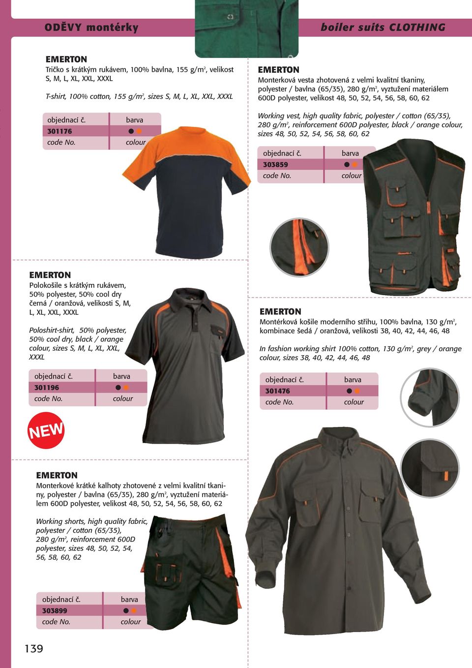 ODĚVY montérky. boiler suits CLOTHING STANMORE - PDF Stažení zdarma