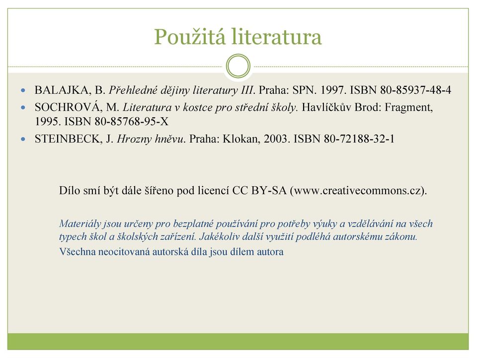 ISBN 80-72188-32-1 Dílo smí být dále šířeno pod licencí CC BY-SA (www.creativecommons.cz).