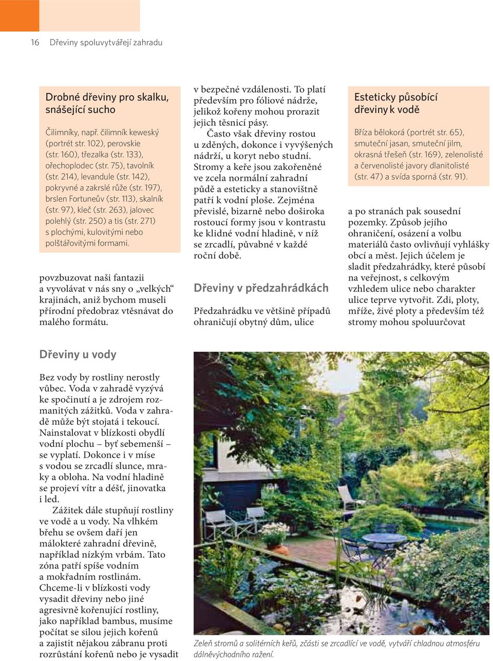 271) s plochými, kulovitými nebo polštářovitými formami. povzbuzovat naši fantazii a vyvolávat v nás sny o velkých krajinách, aniž bychom museli přírodní předobraz vtěsnávat do malého formátu.