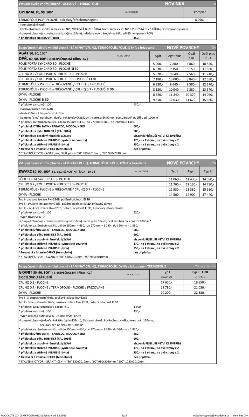 TŘÍDA), 3 trny proti vysazení - komplet obsahuje - dveře, kukátko(výška132cm), skládaná ocel.