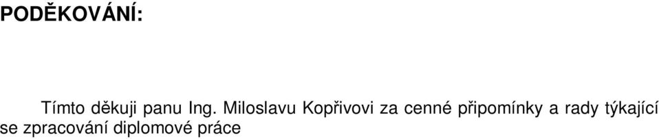 cenné pipomínky a rady