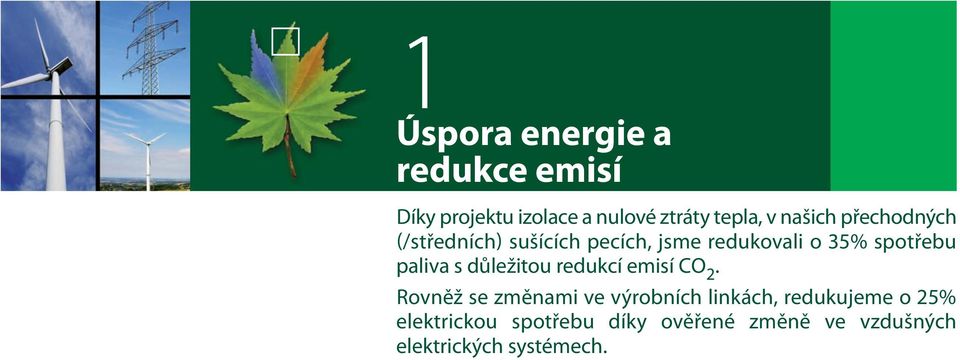 paliva s důležitou redukcí emisí CO 2.