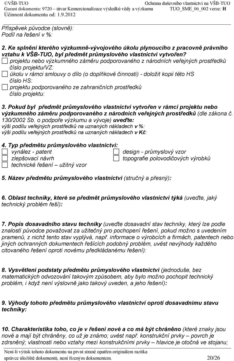 podporovaného ze zahraničních prostředků číslo projektu: 3.