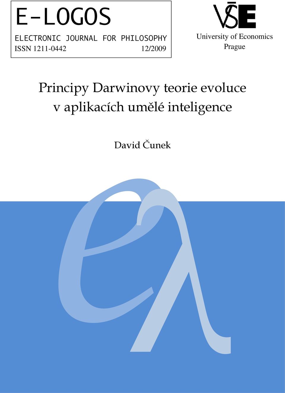 Economics Prague Principy Darwinovy teorie