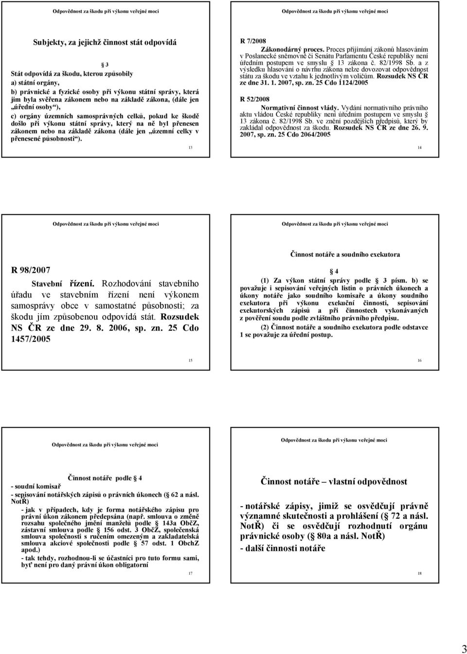 územní celky v přenesené působnosti ). 13 R 7/2008 Zákonodárný proces.