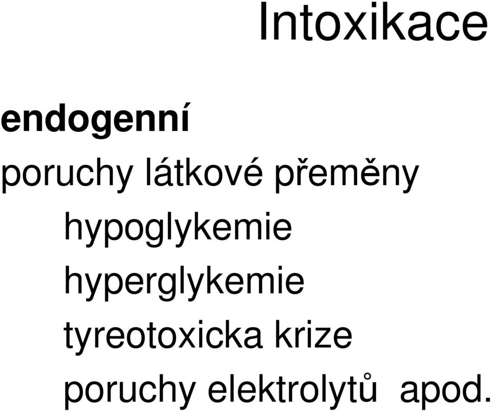 hyperglykemie tyreotoxicka