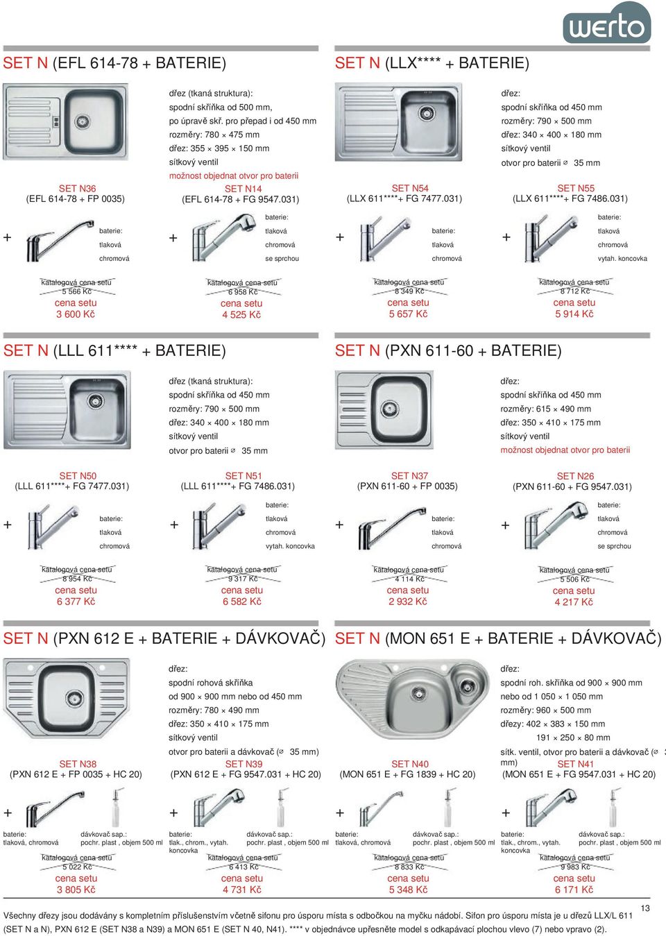 031) rozměry: 790 500 mm 340 400 180 mm otvor pro baterii 35 mm SET N55 (LLX 611**** FG 7486.031) 5 566 Kč 3 600 Kč SET N (LLL 611**** BATERIE) otvor pro baterii SET N50 (LLL 611**** FG 7477.