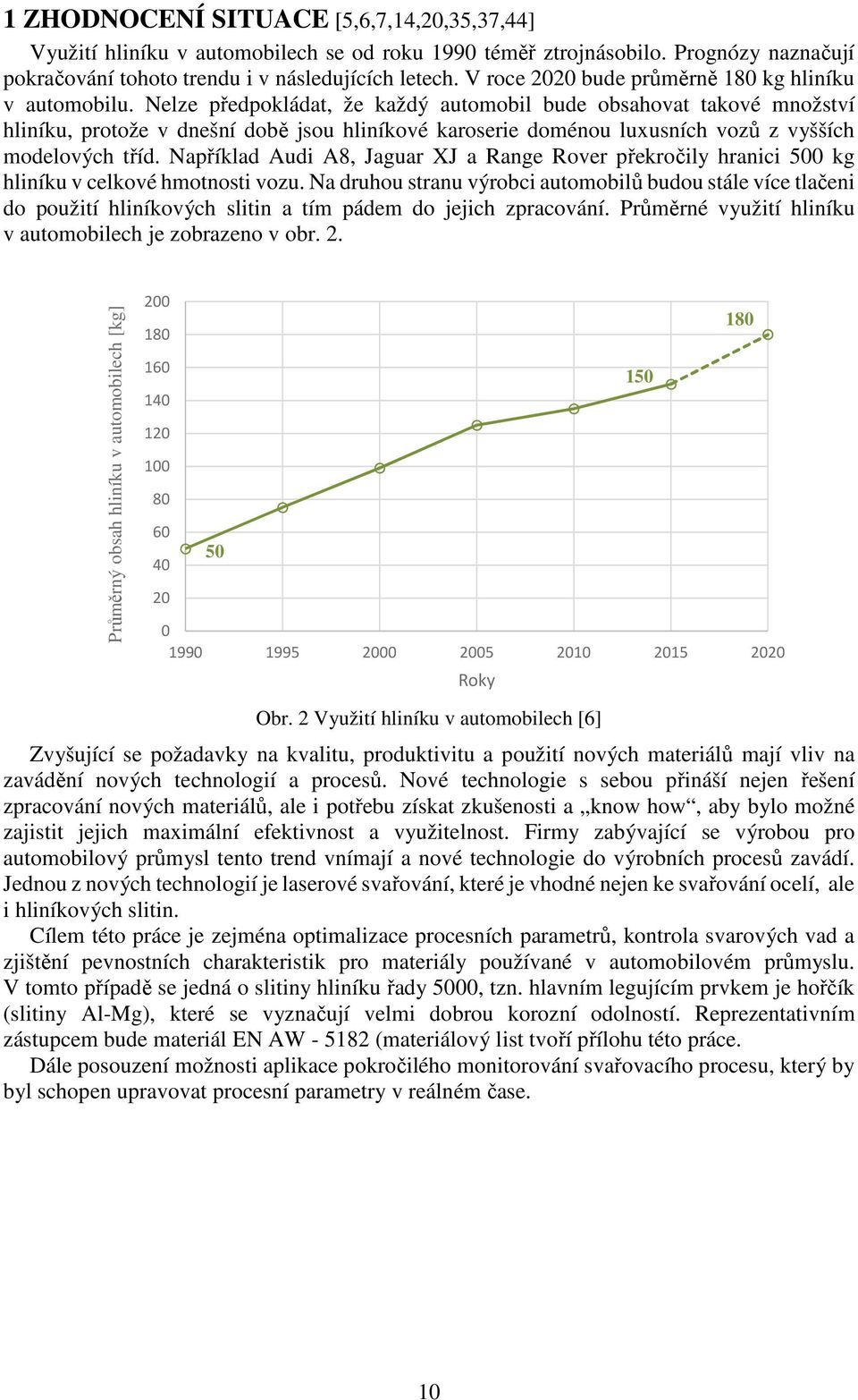 Nelze předpokládat, že každý automobil bude obsahovat takové množství hliníku, protože v dnešní době jsou hliníkové karoserie doménou luxusních vozů z vyšších modelových tříd.