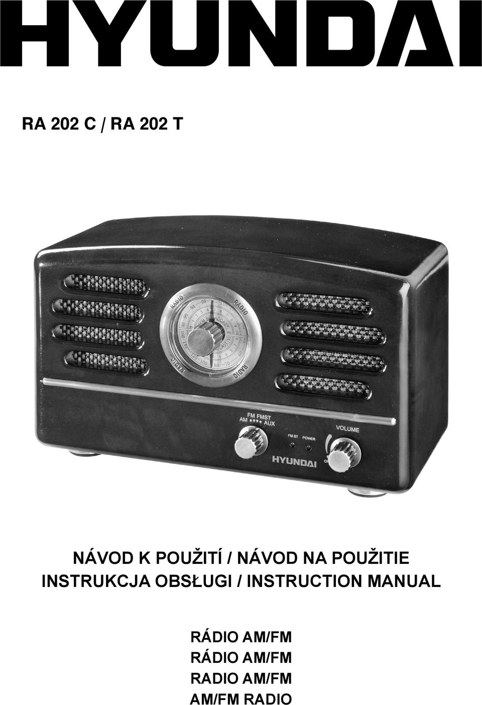 OBSŁUGI / INSTRUCTION MANUAL RÁDIO