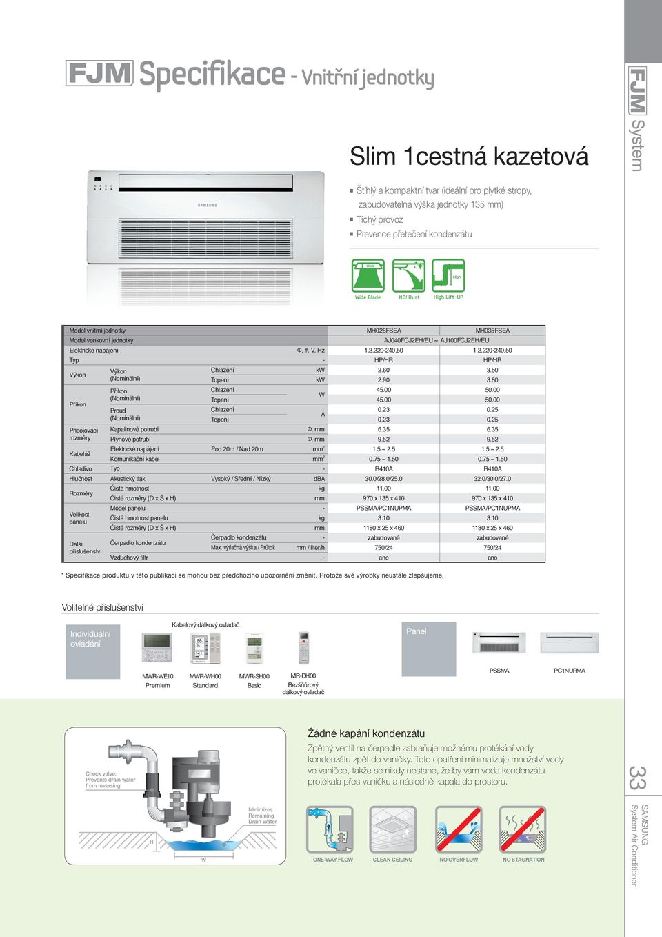 23 0.25 Topení 0.23 0.25 Kapalinové potrubí Ф, mm 6.35 6.35 Plynové potrubí Ф, mm 9.52 9.52 Elektrické napájení Pod 20m / Nad 20m mm 2 1.5 ~ 2.5 1.5 ~ 2.5 Komunikační kabel mm 2 0.75 ~ 1.