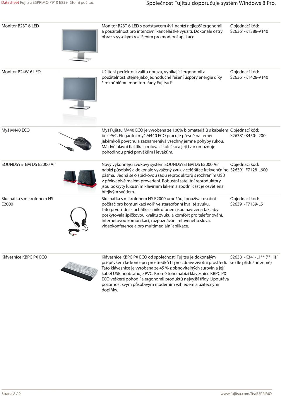 jednoduché řešení úspory energie díky širokoúhlému monitoru řady Fujitsu P.
