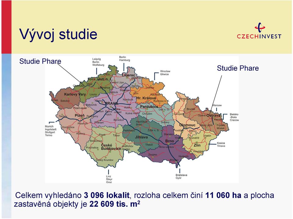 lokalit, rozloha celkem činí 11 060