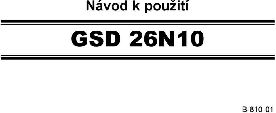 GSD 26N10