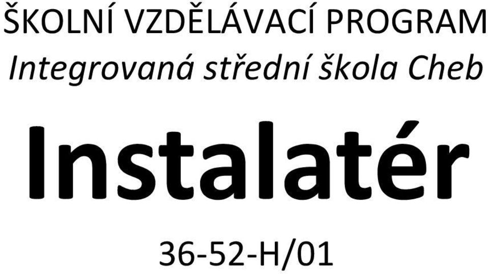střední škola Cheb