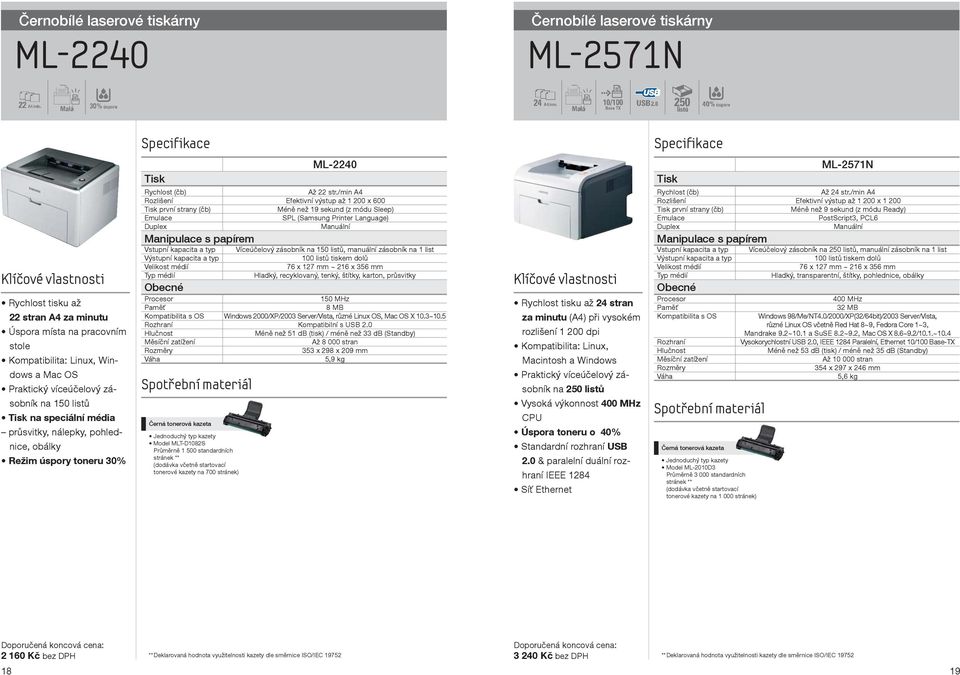 700 stránek) ML-2240 Až 22 str.