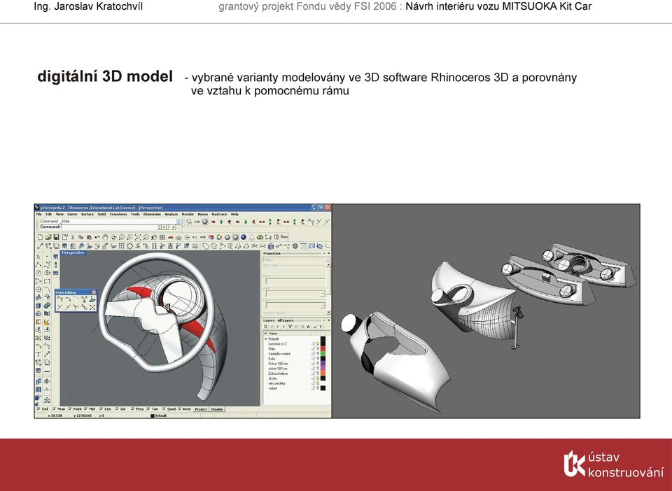 software Rhinoceros 3D a