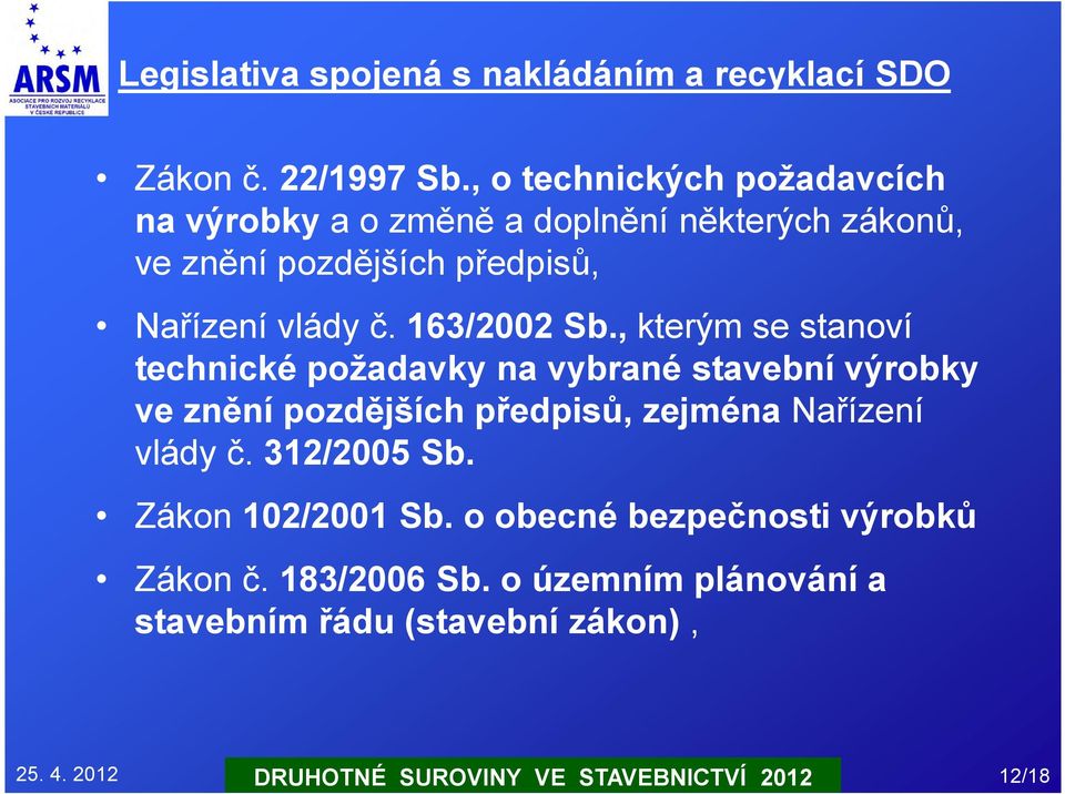 vlády č. 163/2002 Sb.