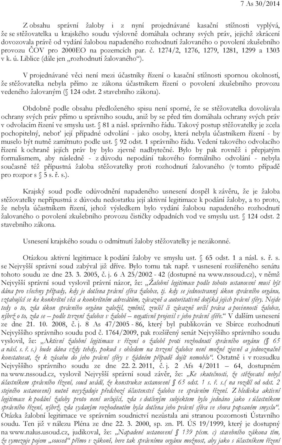 Liblice (dále jen rozhodnutí žalovaného ).