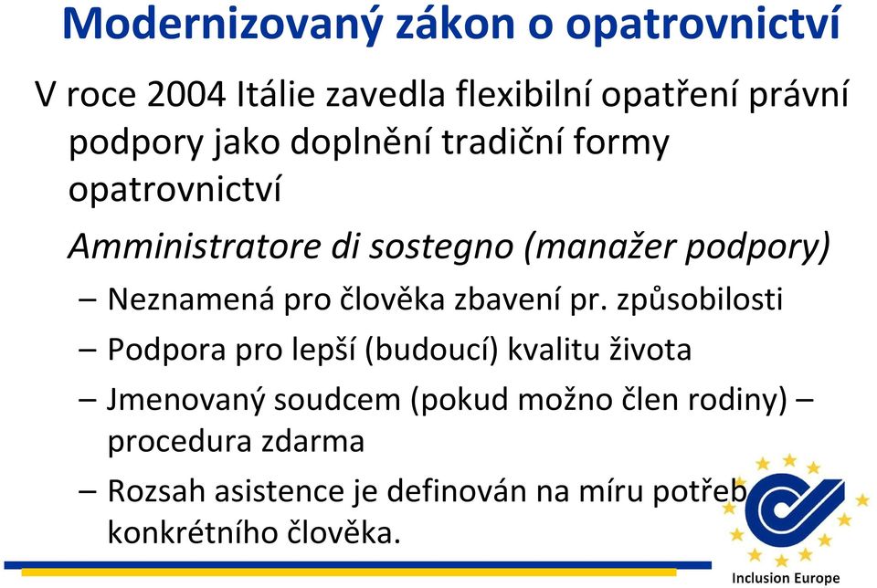 člověka zbavení pr.