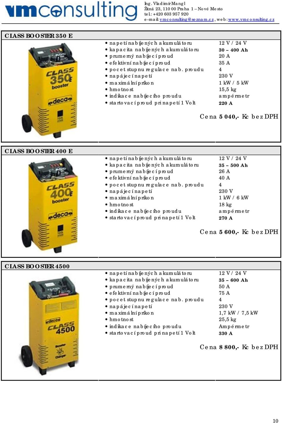 35 500 Ah 26 A 40 A pocet stupnu regulace nab.