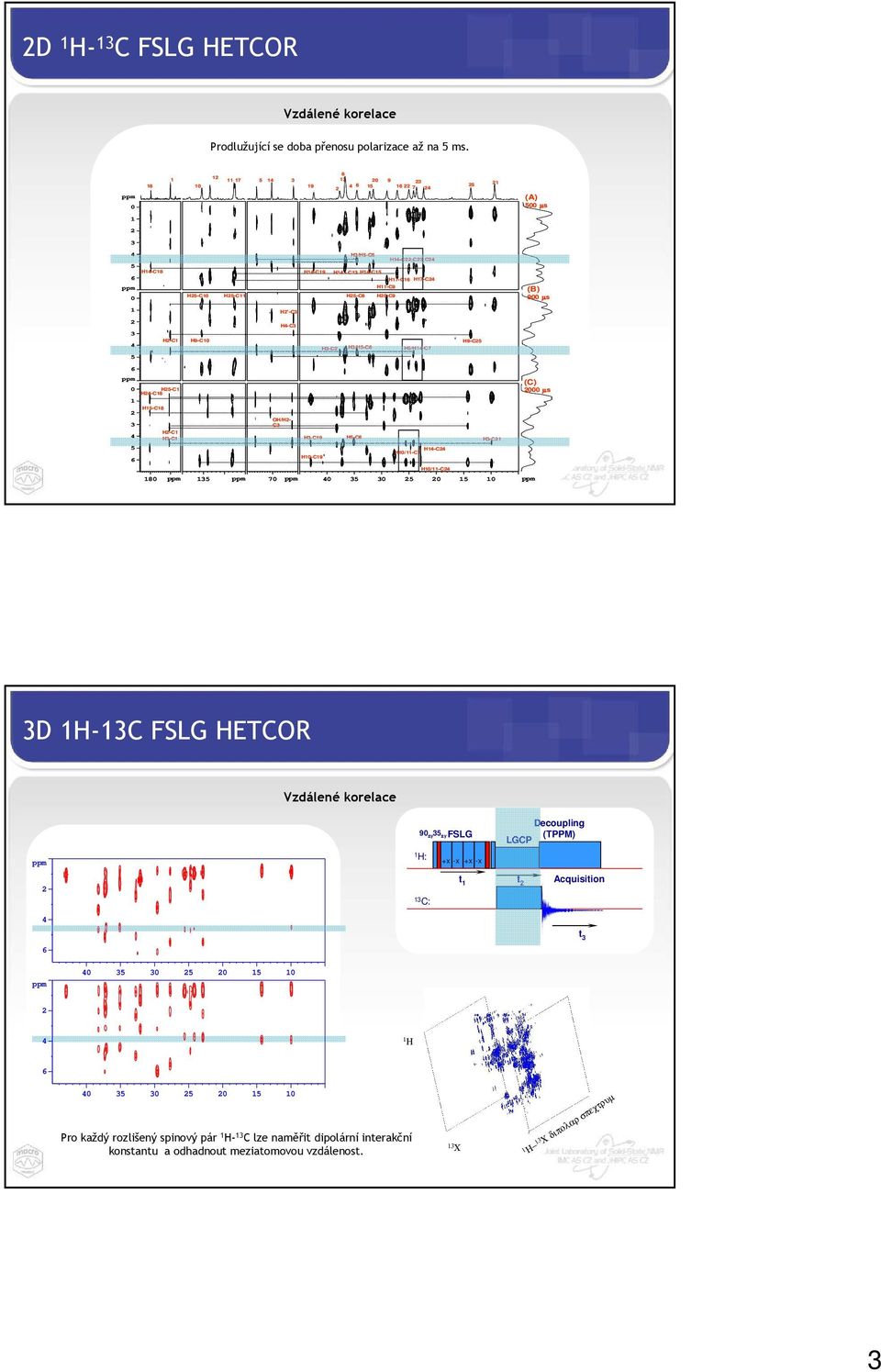 /- C -C -C -C9 -C -C -C /-C -C9 (C) µs /-C D -C ETCR Vzdálené korelace 9 ±y ±y : - - t C: LG t t Η Pro