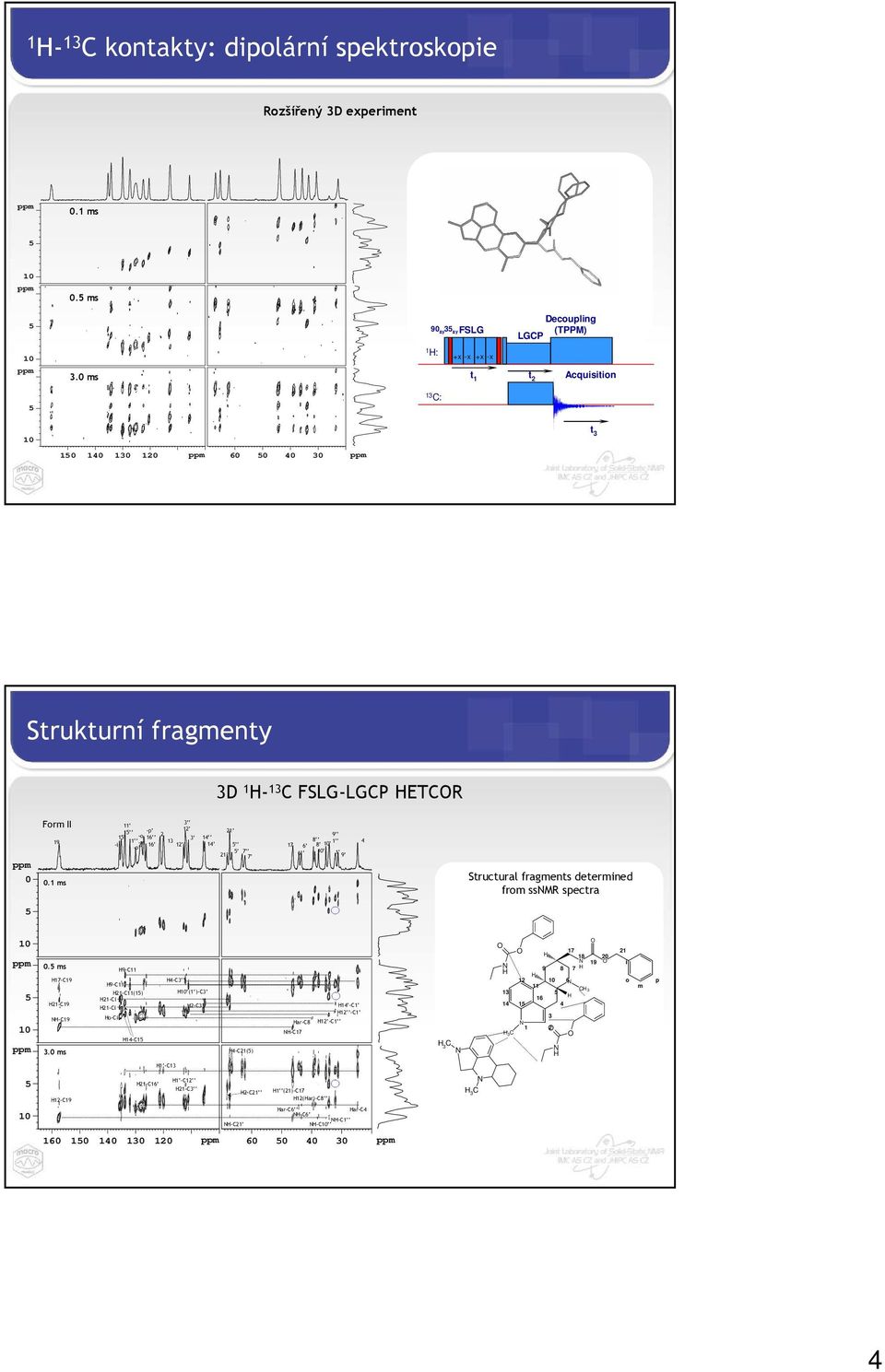 ms Structural fragments determined from ssmr spectra. ms -C9 -C9 -C9.